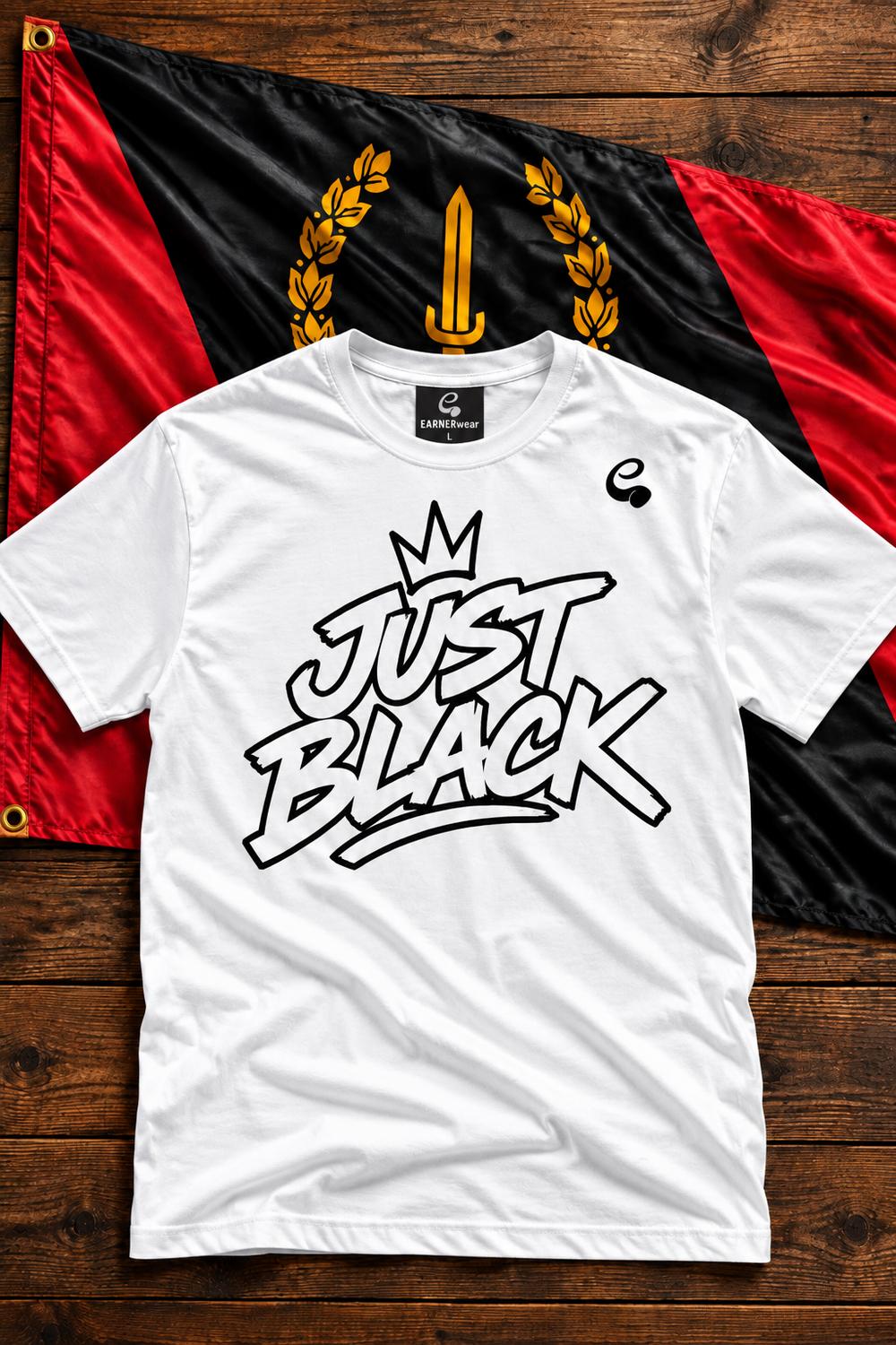 Just Black — EARNERwear T-Shirt