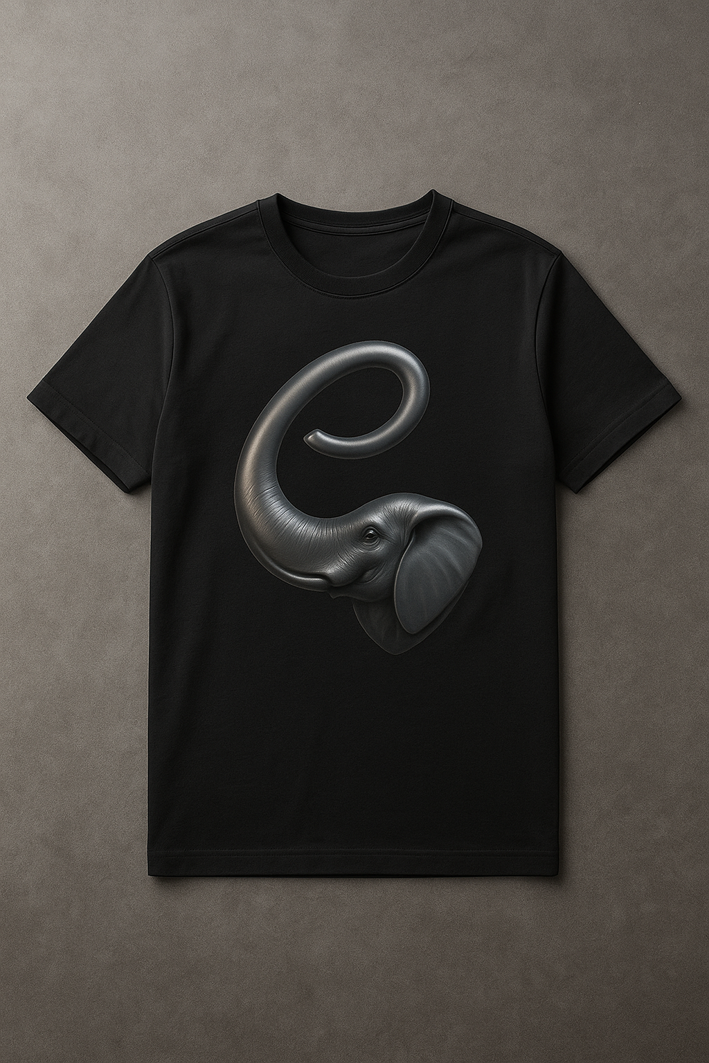 EARNERwear “Elephant E” Black Hoodie