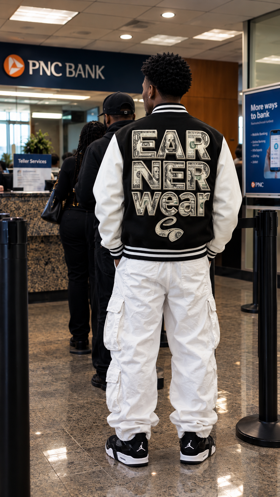 EARNERwear “Money EARNER” Varsity Jacket